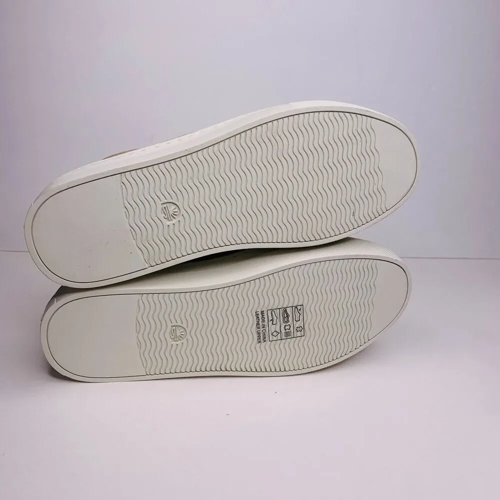 Soludos Ibiza High Top Suede Sneakers Sand Size 8 NEW - Picture 9 of 11